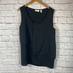 Chico’s Black Sleeveless Tank Top Shell sz 3 XL